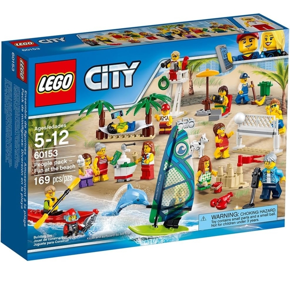 LEGO 60153 City People Pack Fun at the Beach New Sealed Retired Minifigure 2017